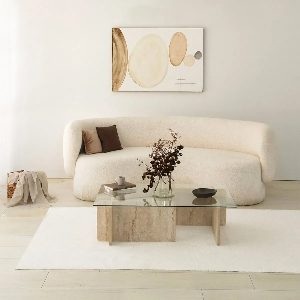 Stolik konferencyjny Escape Travertine