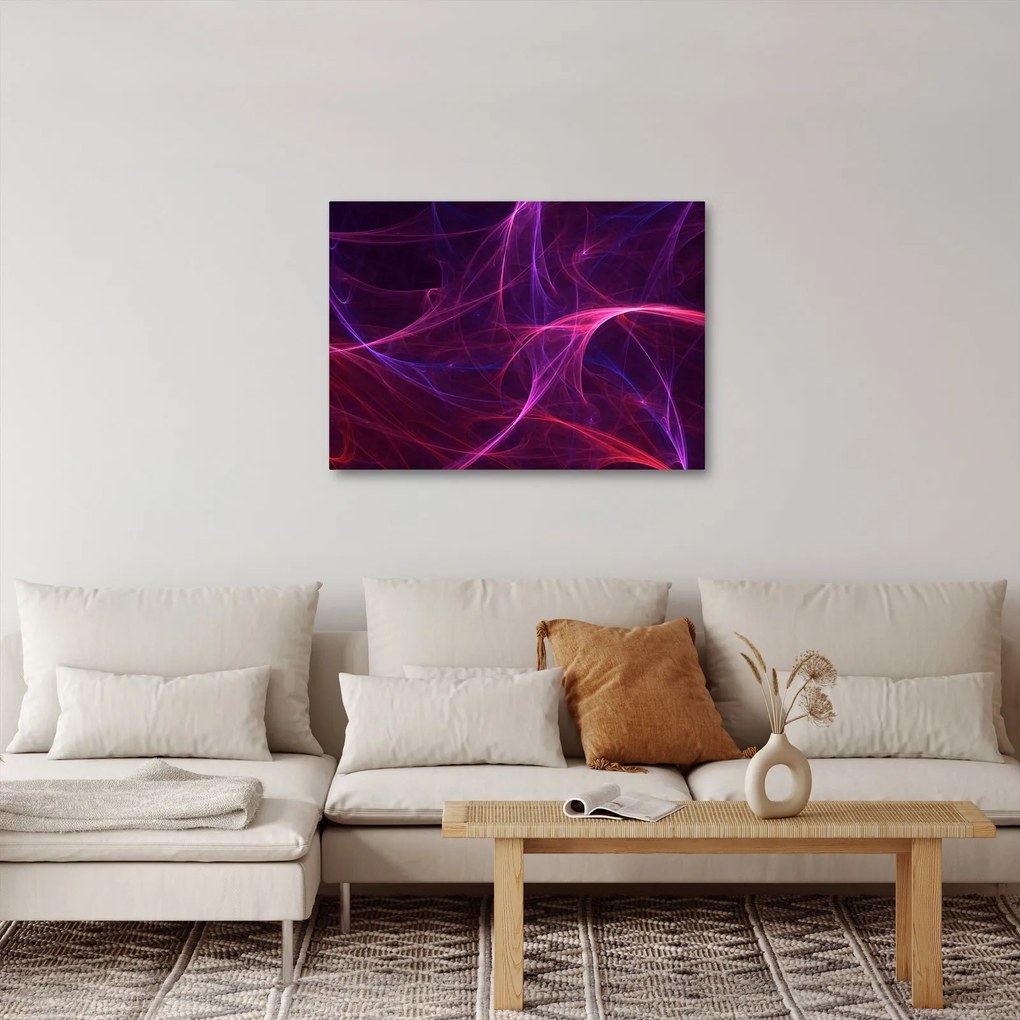 Abstrakcyjny obraz krzywych (70x50 cm)