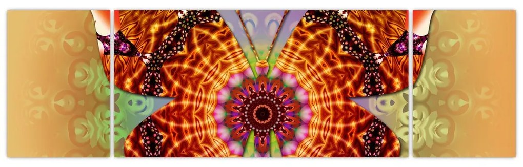 Obraz - Etno motyl (170x50 cm)