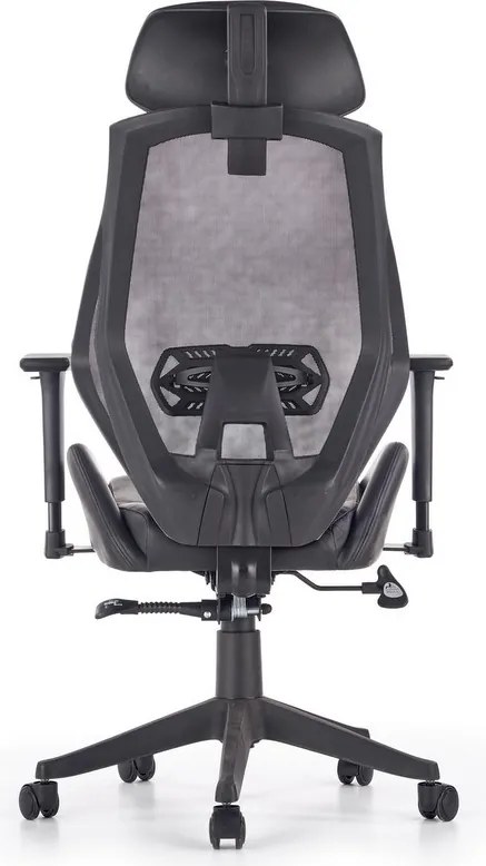 Ergonomiczny fotel obrotowy Hasel, zgodny z normą BHP