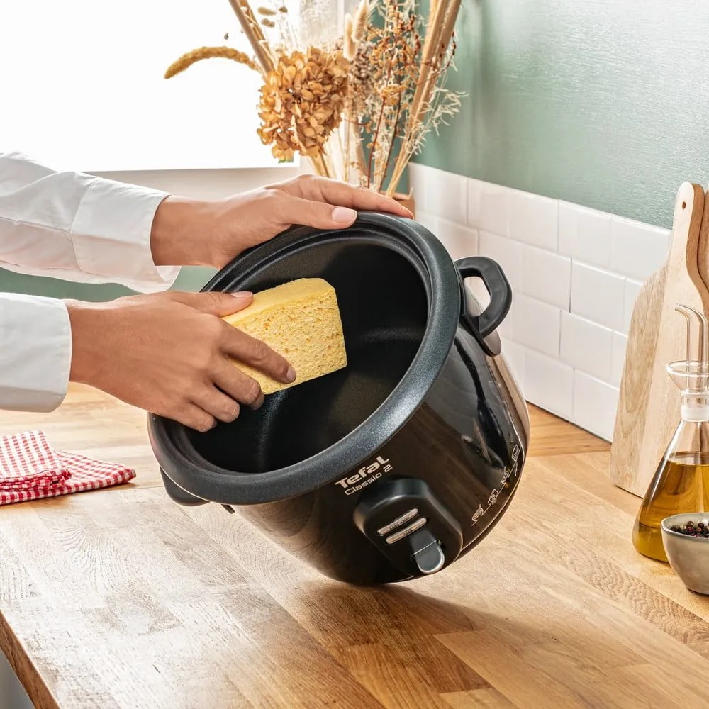 Czarne urządzenie do gotowania ryżu RK102811 – Tefal