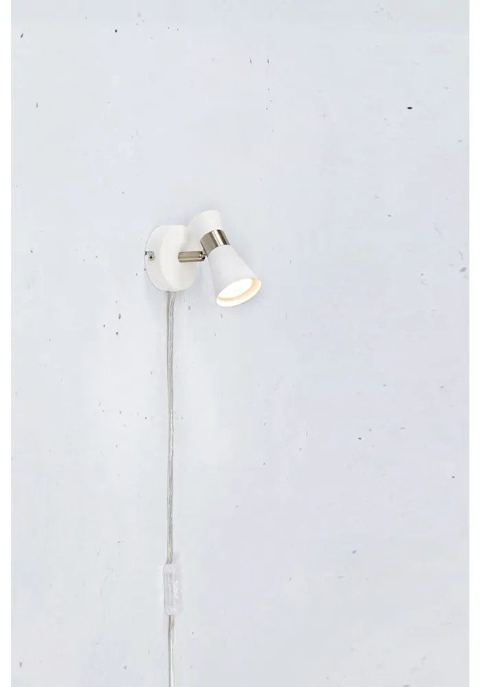 Biały kinkiet (długość 12 cm) Folie – Markslöjd