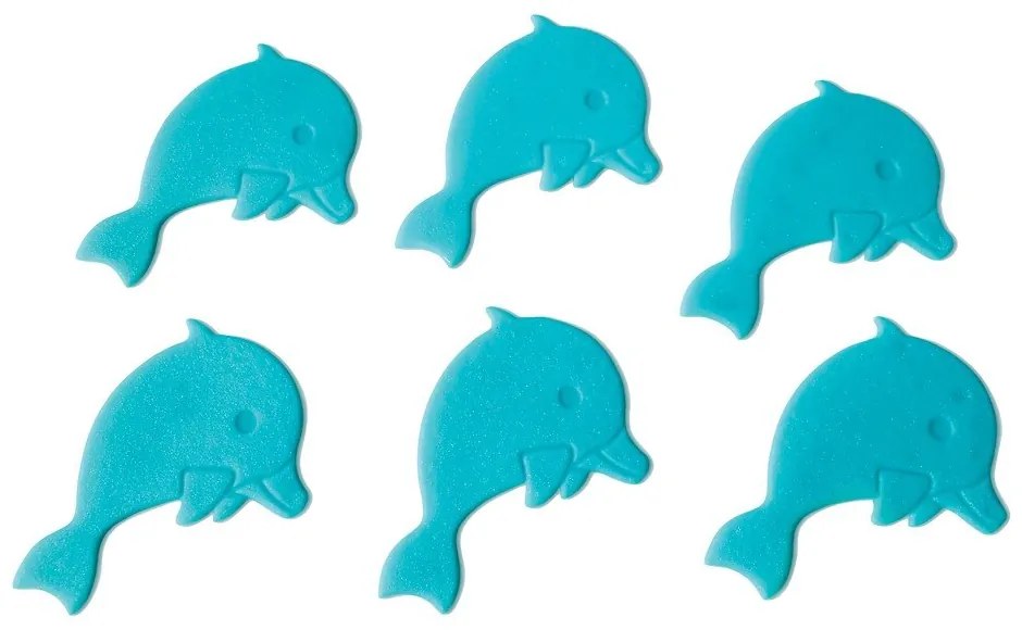 Dziecięca mata antypoślizgowa do wanny 12x8 cm Dauphins – Spirella