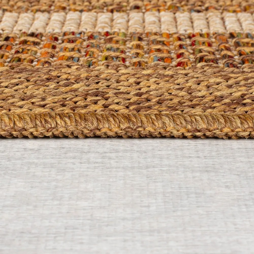 Dywan odpowiedni na zewnątrz w naturalnym kolorze 160x230 cm Layla Border – Flair Rugs