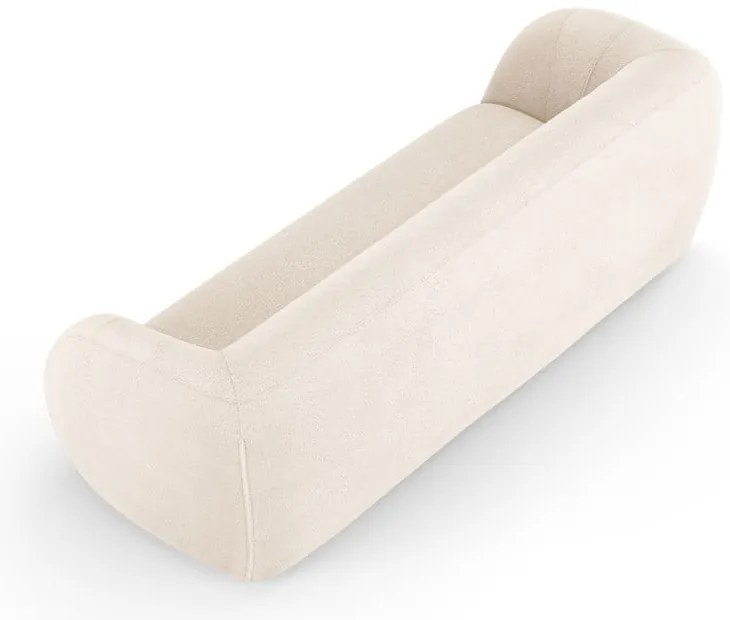 Kremowa sofa z materiału bouclé 230 cm Essen – Cosmopolitan Design