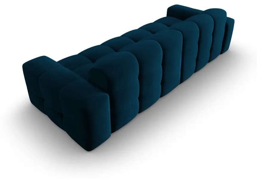 Ciemnoniebieska aksamitna sofa 255 cm Kendal – Micadoni Home