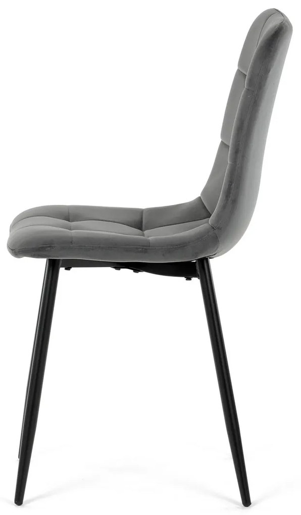 Zestaw krzeseł do jadalni CT-281 GREY4, 4 szt.