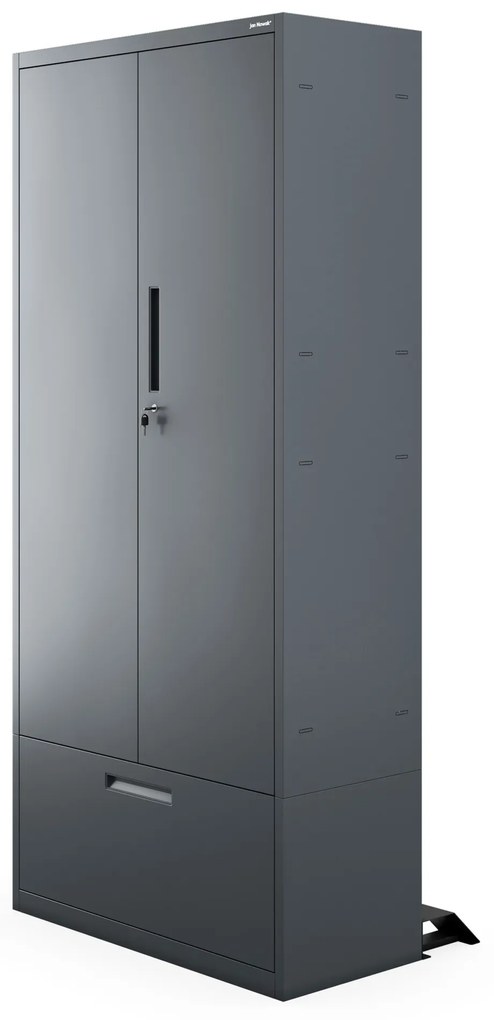 Megan Antracytowy - szuflada na dokumenty 195cm