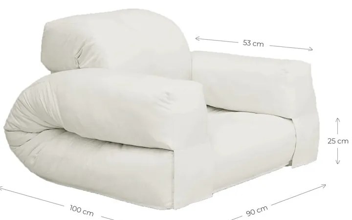 Pomarańczowy fotel Hippo – Karup Design