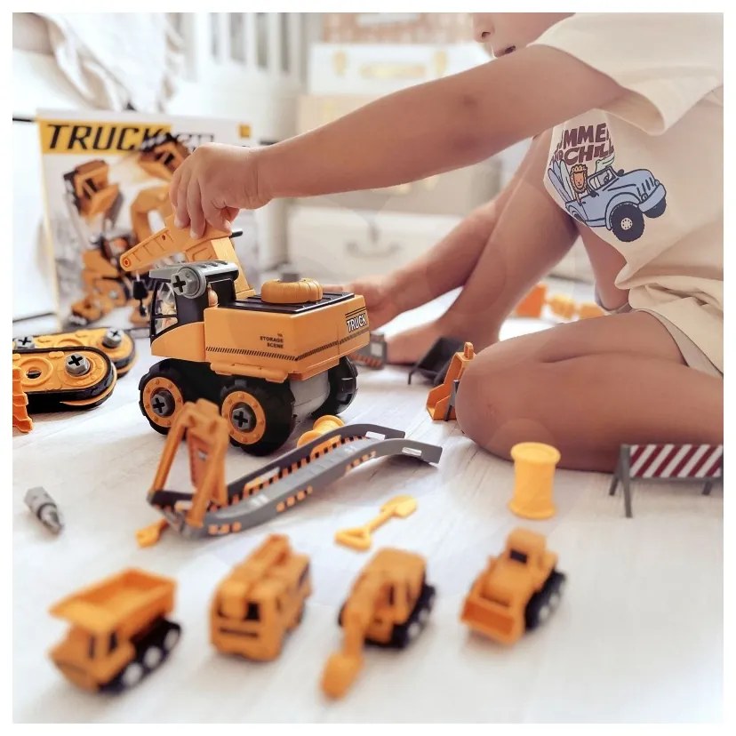 Woopie mega plac budowy 5w1 zestaw xxl do skręcania diy
