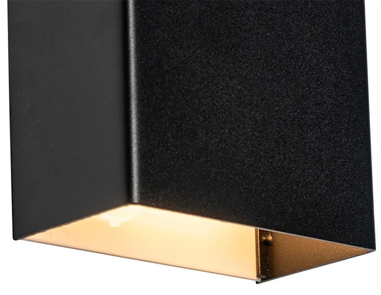 Nowoczesna lampa ścienna czarna - Otan S