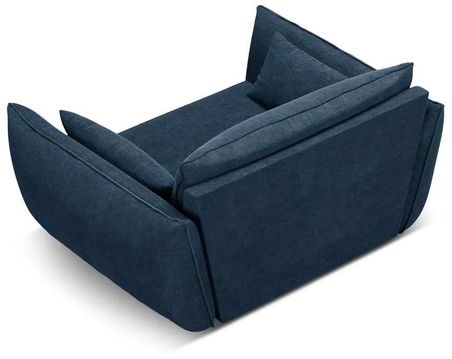 Ciemnoniebieski fotel Vanda – Mazzini Sofas