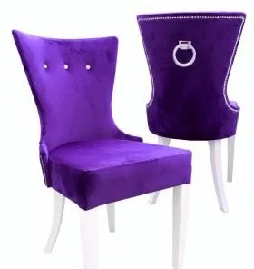 Eleganckie krzesło pikowane tapicerowane do salonu LIND