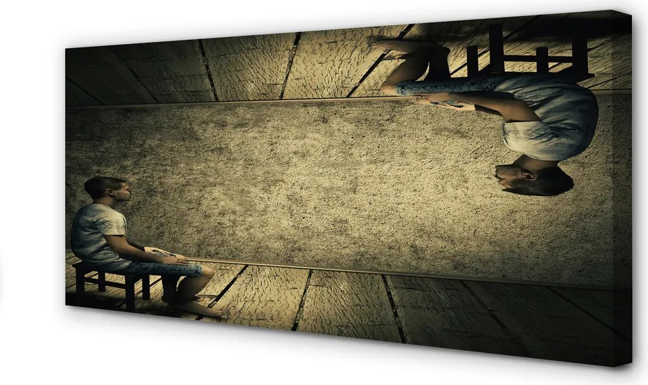 Obraz na płótnie Lustrzane Odbicie Rzeczywistości