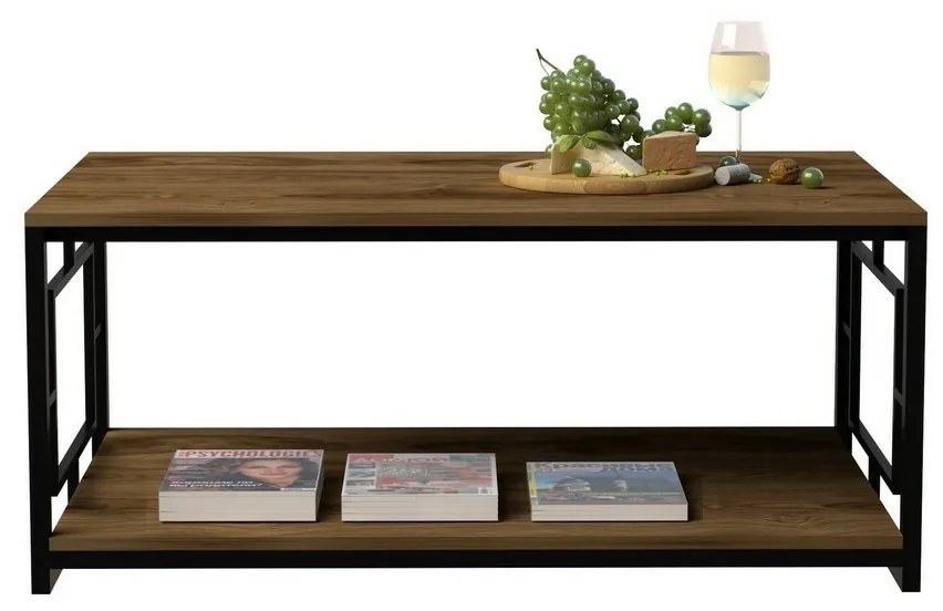 Stolik konferencyjny Kelvin Black and Walnut