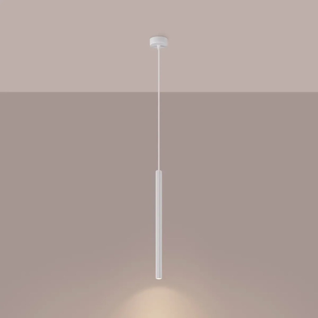 Lampa wisząca ARCHE 1 biała SOLLUX LIGHTING