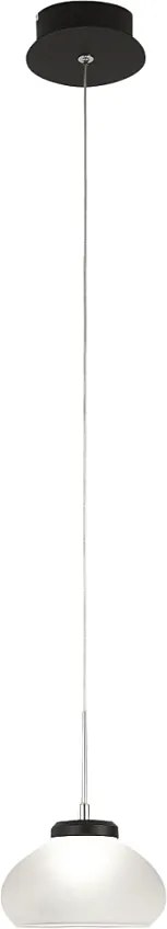 Arabella - pojedyncza lampa wisząca Fabas Luce - 8W LED - lampa sufitowa o średnicy 14 cm, biała