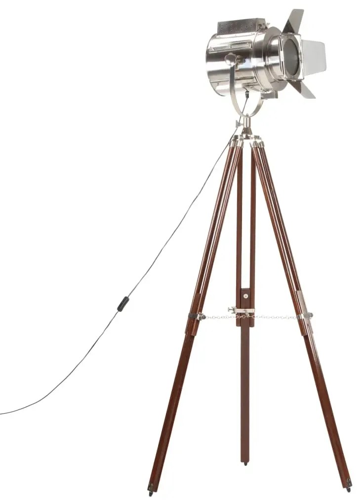 Drewniana retro lampa podłogowa regulowana - EX189 N5-P07