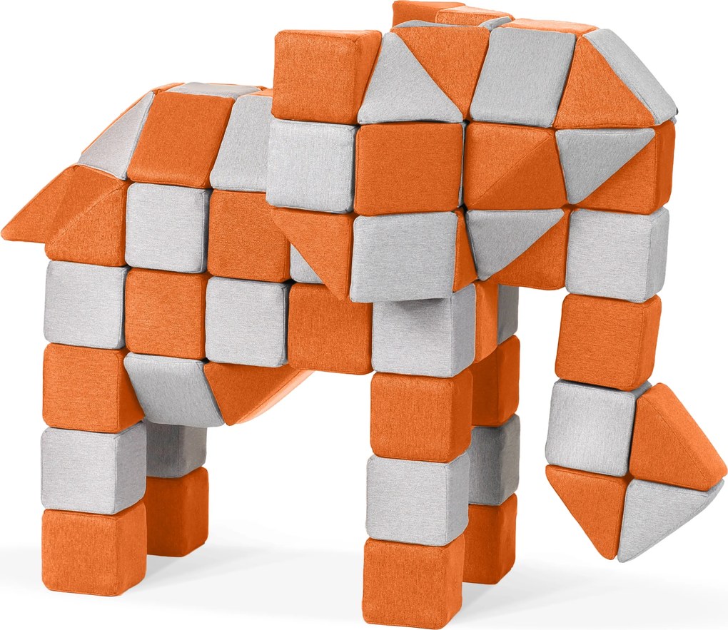Zestaw klocków magnetycznych JollyHeap Creative - 100 elementów