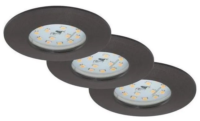 Briloner 7295-031-ZESTAW 3x LED Ściemnialne oświetlenie łazienkowe LED/6,5W/230V IP44