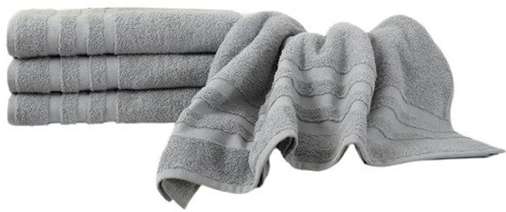 Dziecięcy ręcznik LINEA 30x50 cm ciemnoszary, 100% bawełna