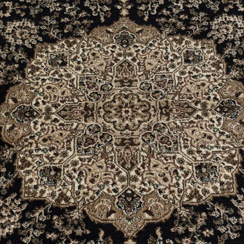 Dywan klasyczny Kashmir Ornament czarno-beżowy 200 cm x 290 cm