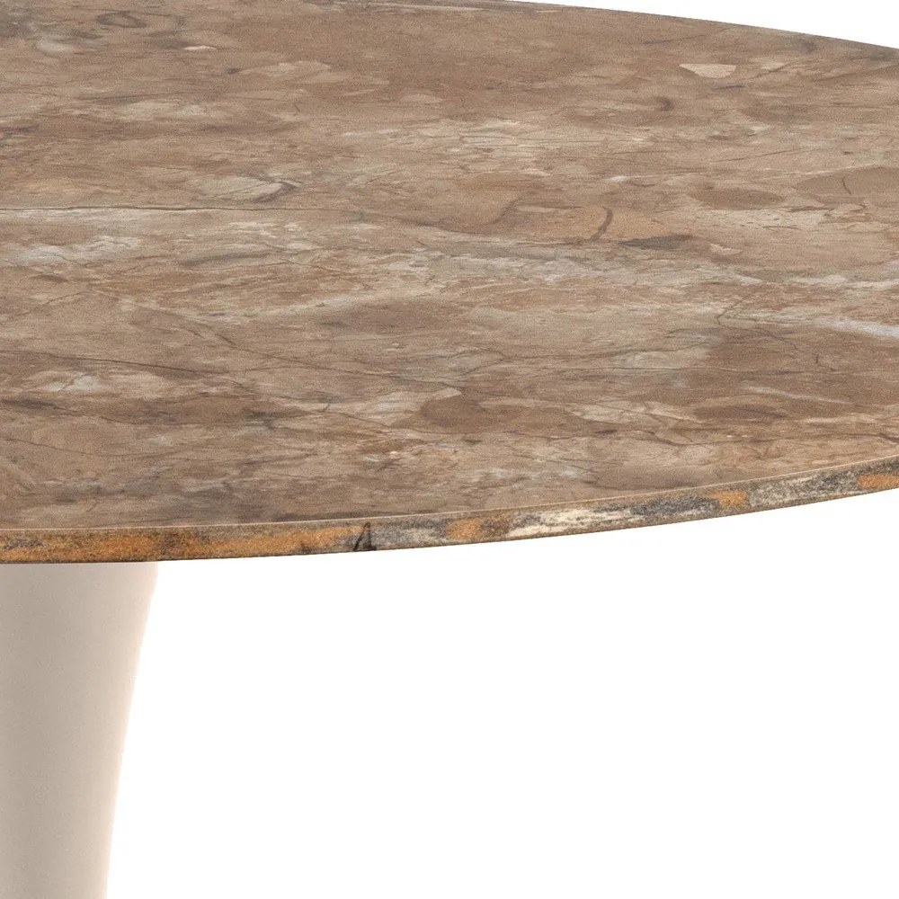 Okrągły stół z ceramicznym blatem ø 90 cm Malta – Actona