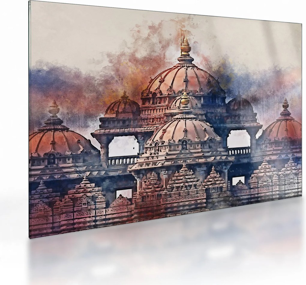 Obraz na szkle - Akshardham, New Delhi, Indie (70x50 cm)