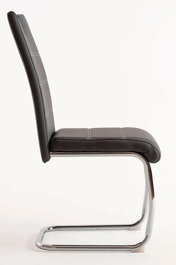 Zestaw 4 Krzese Hallen Ekoskóra