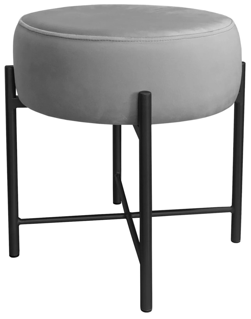 Taboret Pola noga metalowa czarna MG17