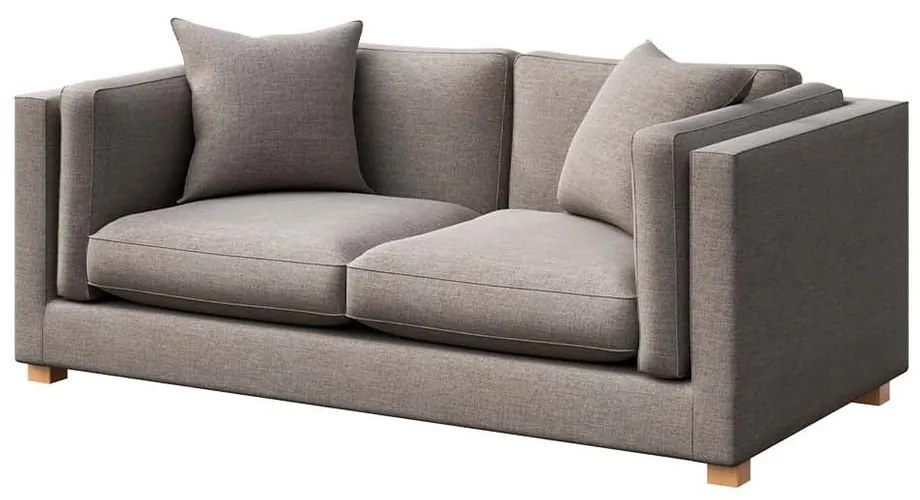 Jasnoszara sofa 195 cm Pomo – Ame Yens