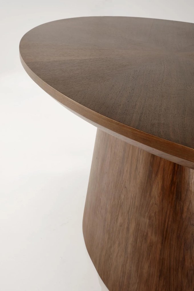 Stół z owalnym blatem Vagner Halmar orzech
