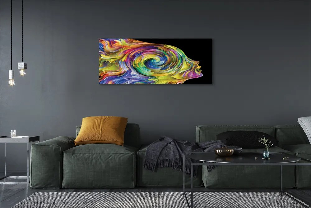 Obraz na płótnie Kolorowy Obraz Kobiety