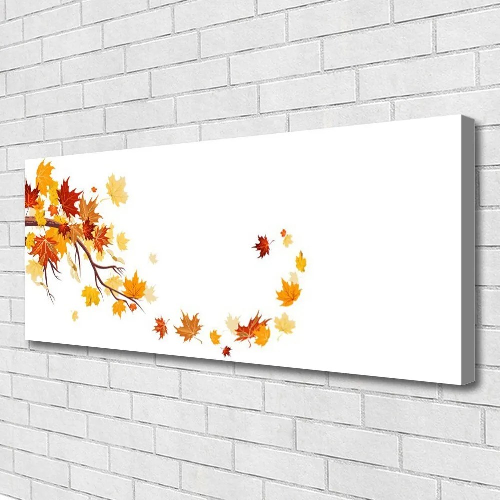 Zdjęcie na płótnie Złote Liście w Stylu Art Deco