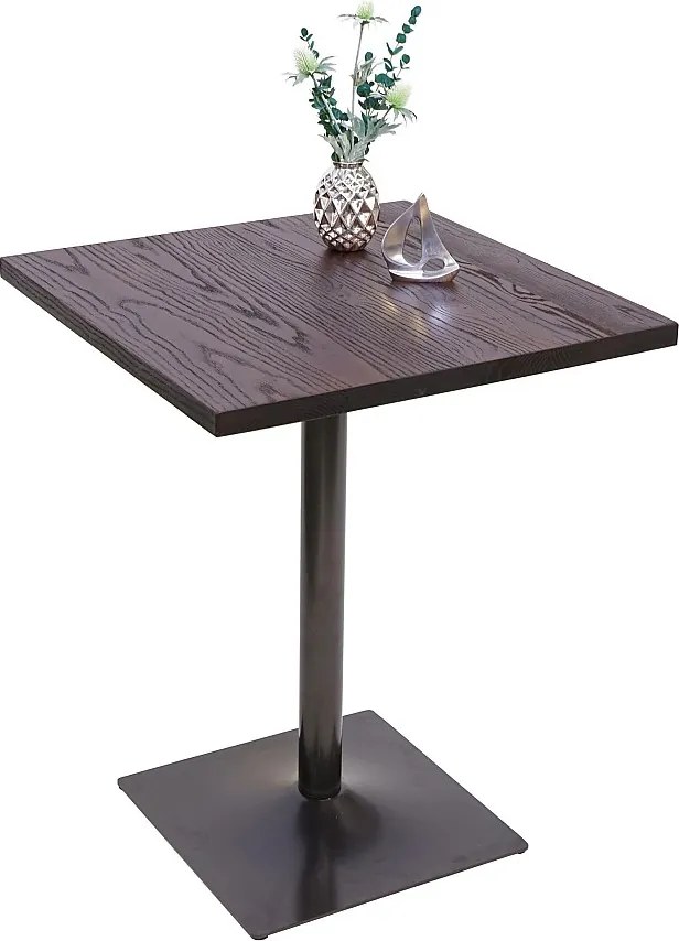 Stół bistro MCW-H10,  ciemny brąz