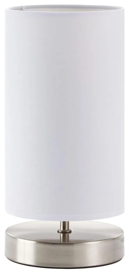 Brilliant - Lampa stołowa CLARIE 1xE14/40W/230V matowy chrom/biały