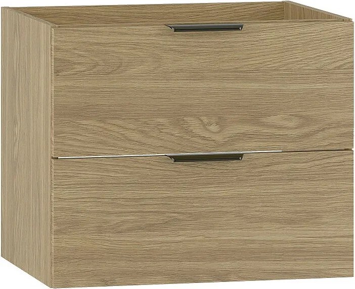 Szafka pod Umywalkę 60cm 2 Szuflady Dąb Olejowany Pile