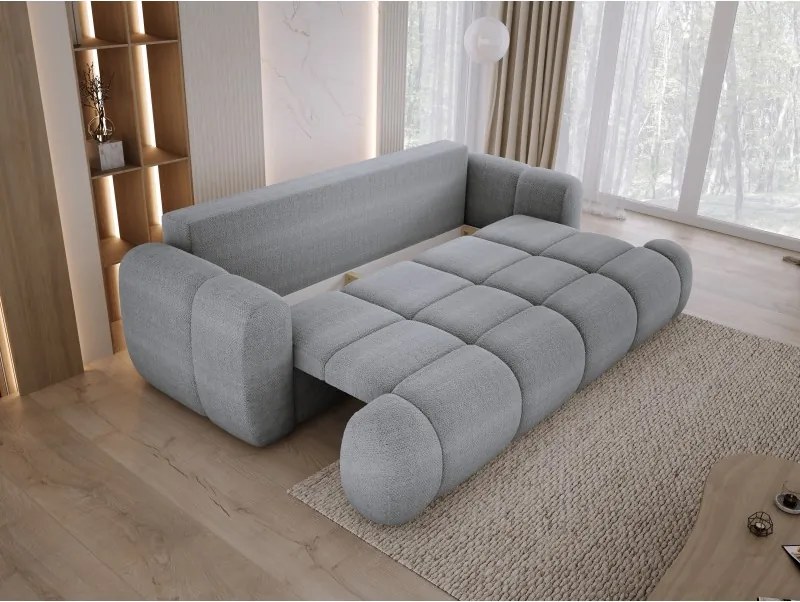 Sofa kanapa BOMO 3 osobowa z funkcją spania i pojemnikiem