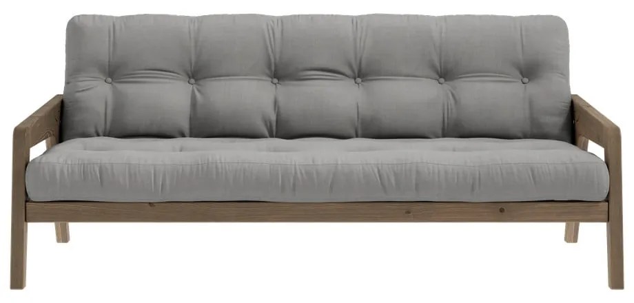 Szara rozkładana sofa 204 cm Grab – Karup Design