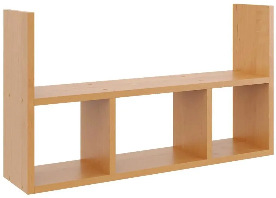 Minimalistyczna półka ścienna w kolorze olcha - Danson