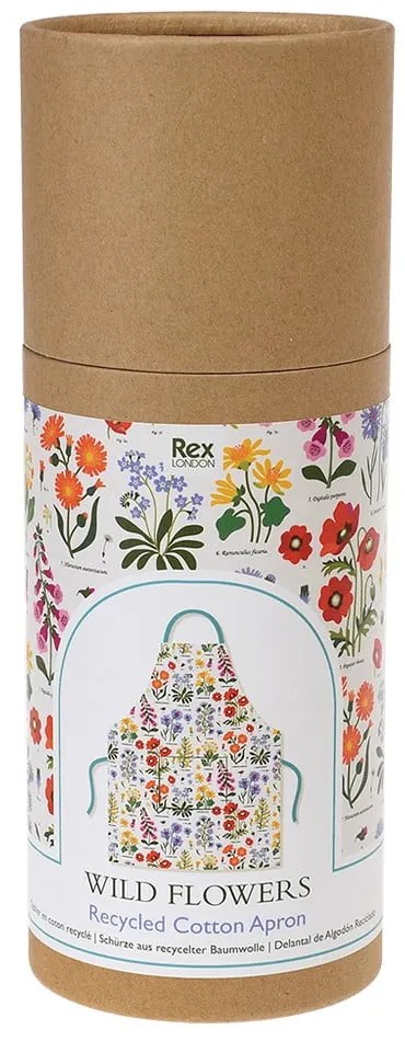 Fartuch z bawełny z recyklingu Rex London Wild Flowers