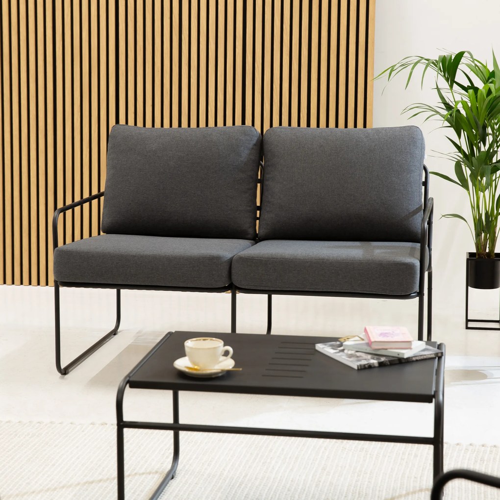 Sofa 2-osobowa Nefryt 129 x 81 x 84 cm PATIO