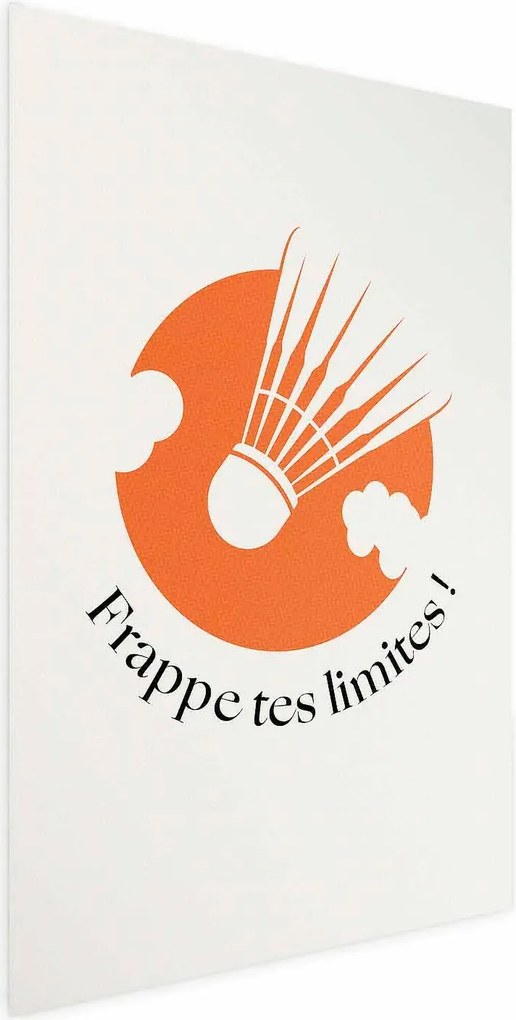 Plakat Lotka na tle pomarańczu 29,7x42 cm bez ramy bez marginesu ARTGEIST B