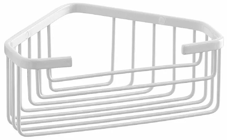 GEDY 2483-02 Smart półka narożna pod prysznic, 20 x 8 x 15,1 cm, biały