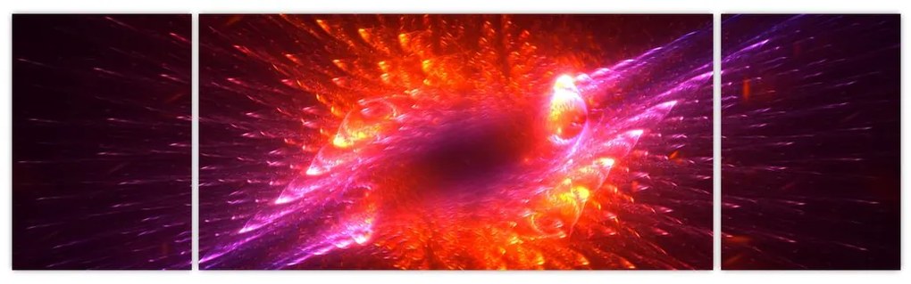 Obraz współczesnej ciernistej abstrakcji (170x50 cm)