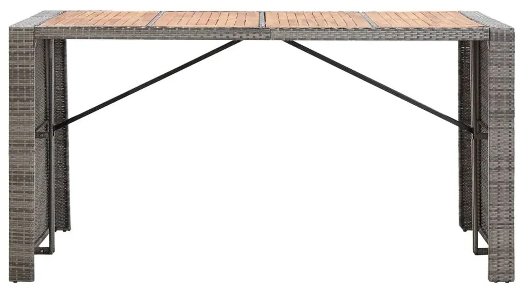 Zestaw szarych mebli ogrodowych C0-A70