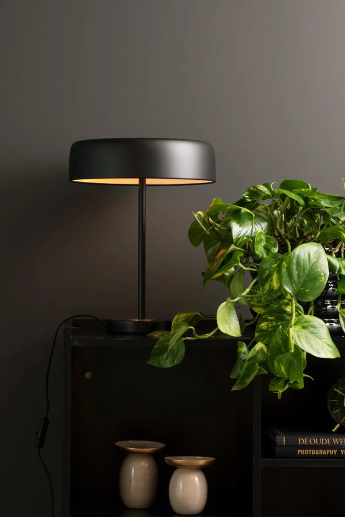 Lampa stołowa DISC czarna, Ø 30 cm