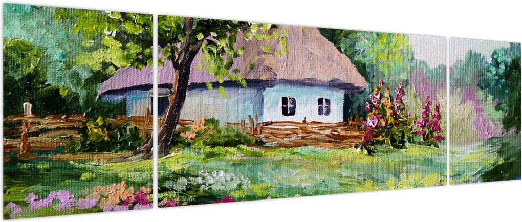 Obraz - Domek (170x50 cm)