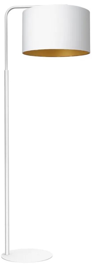Lampa stojąca ARDEN 1xE27/60W/230V biała/złota