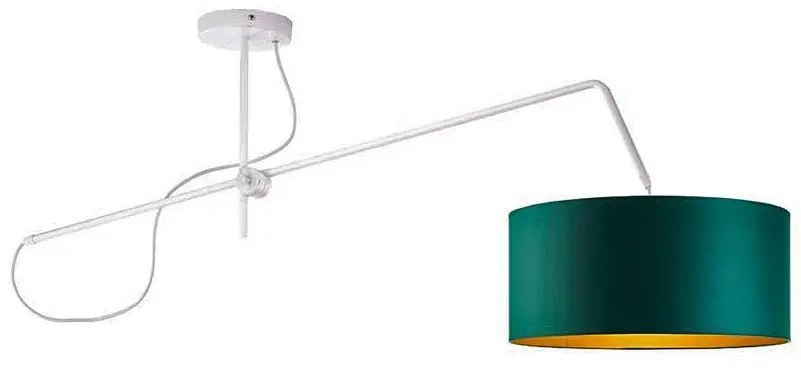 Lampa wisząca glamour z okrągłym kloszem - EX252-Riox- 5 kolorów do wyboru